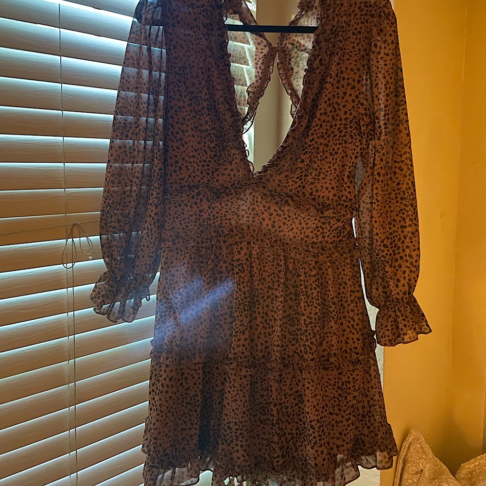 Leopard Print Summer Dress - Picture 1 of 2